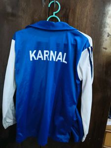 Blue &amp; White Track Jacket