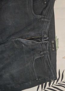 Dark Gray Denim Jeans