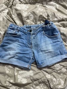 Blue Denim Shorts
