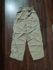 ZARA- COMBO Paperbag Pant