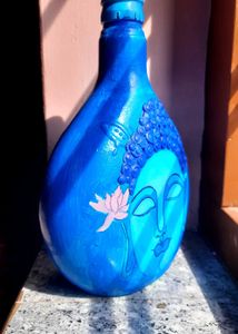 Buddha Bottle Painting