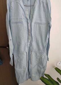 Girls Sky Colour Shirt