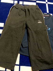 kids winter wear lower and sweatshirt