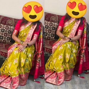 Elegant Pashmina Silk Saree