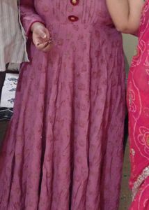 Floral Print Maxi Kurti