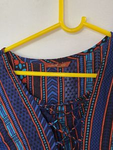 Blue Short kurti