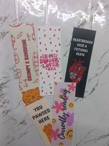 Cute Bookmarks Set of 5