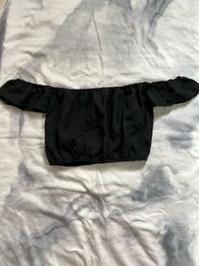 Off Shoulder Crop Top