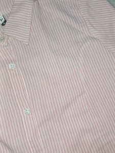Striped Pink Button-Down