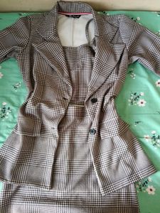 Set Of 3 Co-ord Blazer Skirt And Top