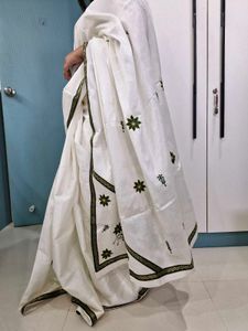Silk Embroidery Saree For Women.