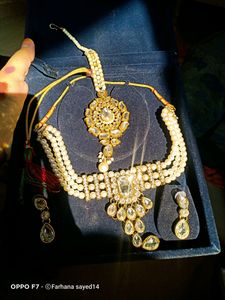 Pakistani Pearl Necklace Set