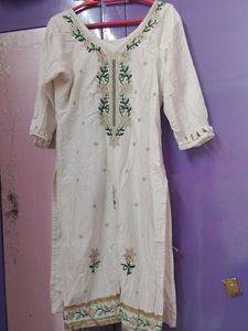 Pakistani White 3pcs Suit
