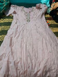 Anarkali Floral Dress Lengish With Duptta