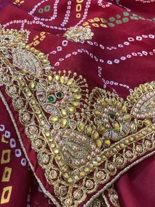 New Bandhini Full Work Saree