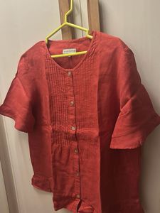 Pure linen Casual Top