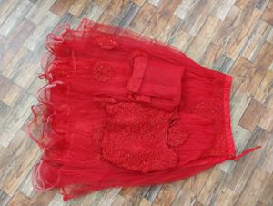 Red Lehenga For Women Like New