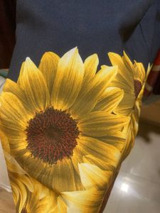 Sunflower Print Dress