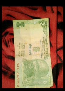 Vintage 5 Rupee Note