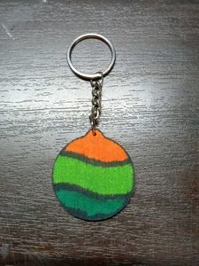 Funky Patterned Keychains