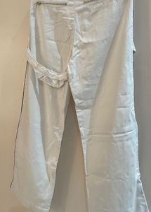 koovs White Fashion Pants