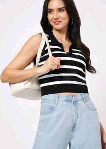 Striped Sleeveless Top