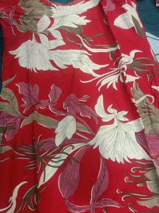 Red Trouser Suit