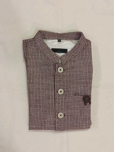 XXL - Red White Chequered Nehru Jacket