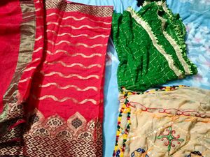 Colorful Dupatta Set Of 3