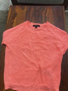 Forever 21 Coral Knit Top