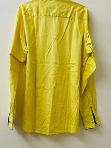 Yellow dotted full-sleeve shirt Size XL