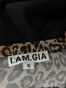 rare iamgia - y2k corset lepord print