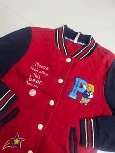 Cute Bear Varsity Jacket