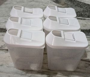 Set Of 6 Kitchen Containers - 750ml Each