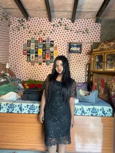 Elegant Black Lace Dress