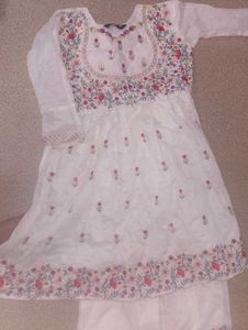 New Kurta Set With Organza Dupatta