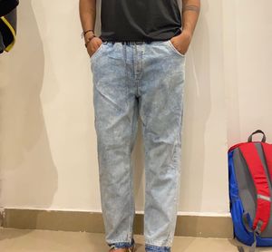 Acid Wash Denim Jeans