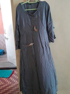 Long Grey Kurti