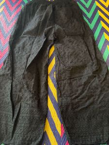 Embroidered Palazzo Pants