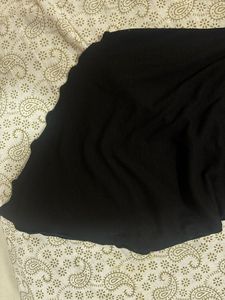 Black One Shoulder Korean Top