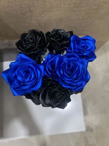 Satin Eternal Rose Handmade