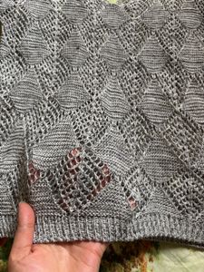 Gray Knit Sweater
