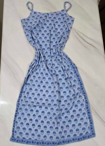 Blue Floral Sundress