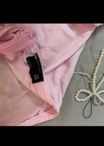Pink Puff Sleeve Dress