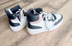 Zara High Top Sneakers with contrast