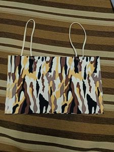 Trendy Camo Print Crop Top