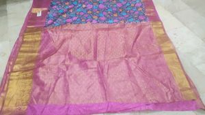 Pattu Saree With Blouse Piece