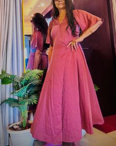 Dusty Rose Wrap Dress