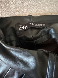 ZARA FAUX LEATHER TROUSER