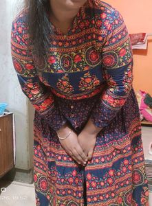 Floral Print Ethnic Maxi Dress